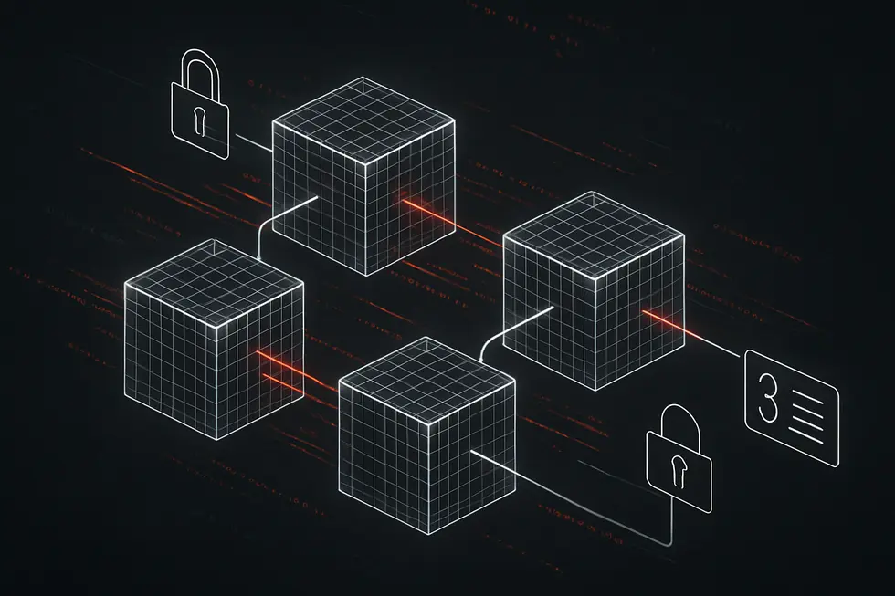 Ilustração de uma moeda digital com símbolo de Bitcoin entre circuitos.