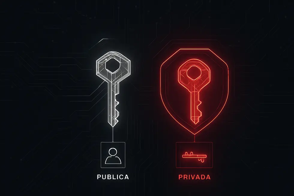 Cofre digital estilizado representando uma carteira de criptomoedas.