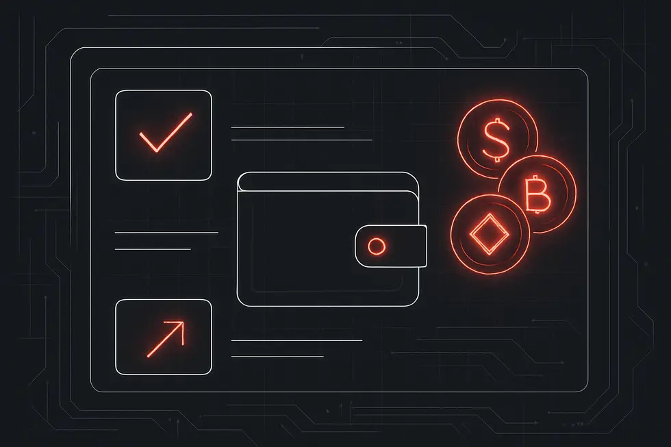 &Iacute;cones representando diferentes tipos de ativos do mundo real convertidos em tokens digitais.