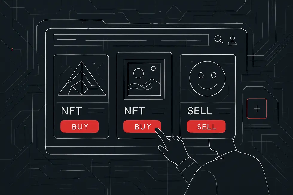 Exemplos de bens digitais &uacute;nicos representados como NFTs.