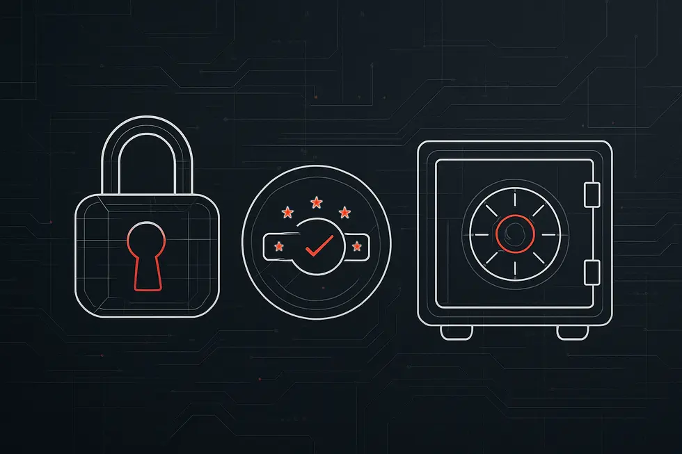 Ilustra&ccedil;&atilde;o de uma exchange centralizada com gr&aacute;ficos e s&iacute;mbolos de moedas.