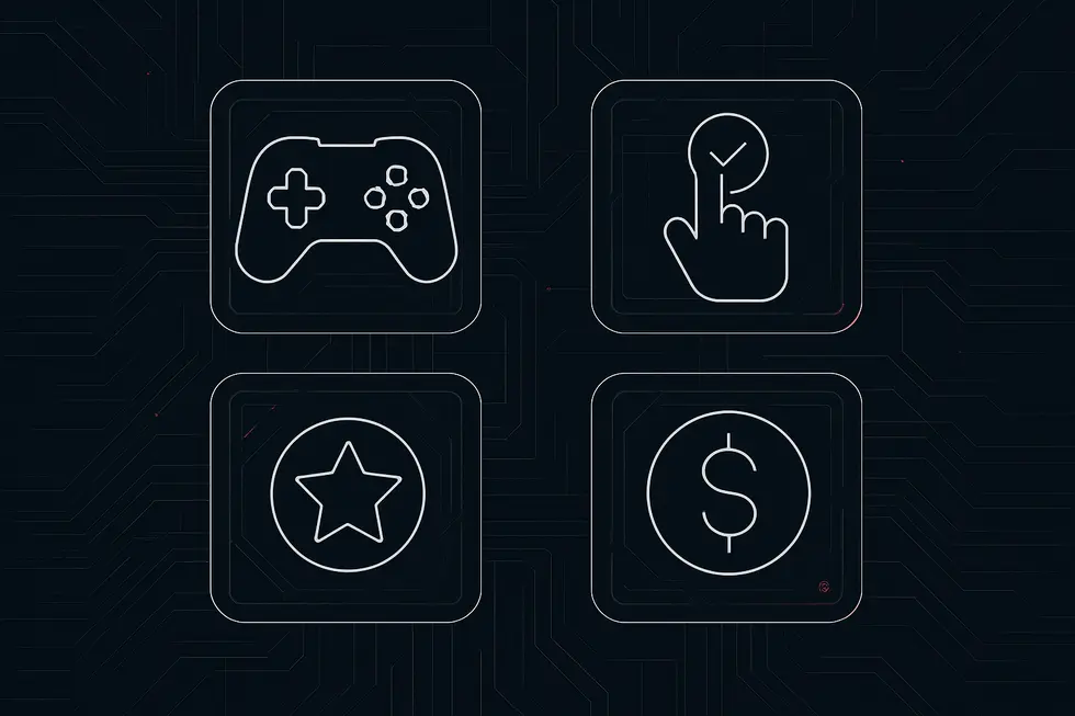 Representa&ccedil;&atilde;o visual dos principais elementos da tokenomics em um ecossistema digital.